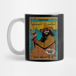 Magazine Randy Savage Vintage Fan Art Mug